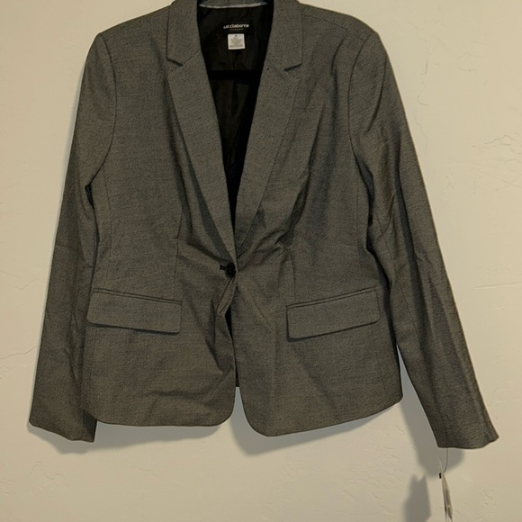 Liz Claiborne Size 10 Career Suit Jacket Polyester Rayon Spandex Blend - Picture 2 of 12